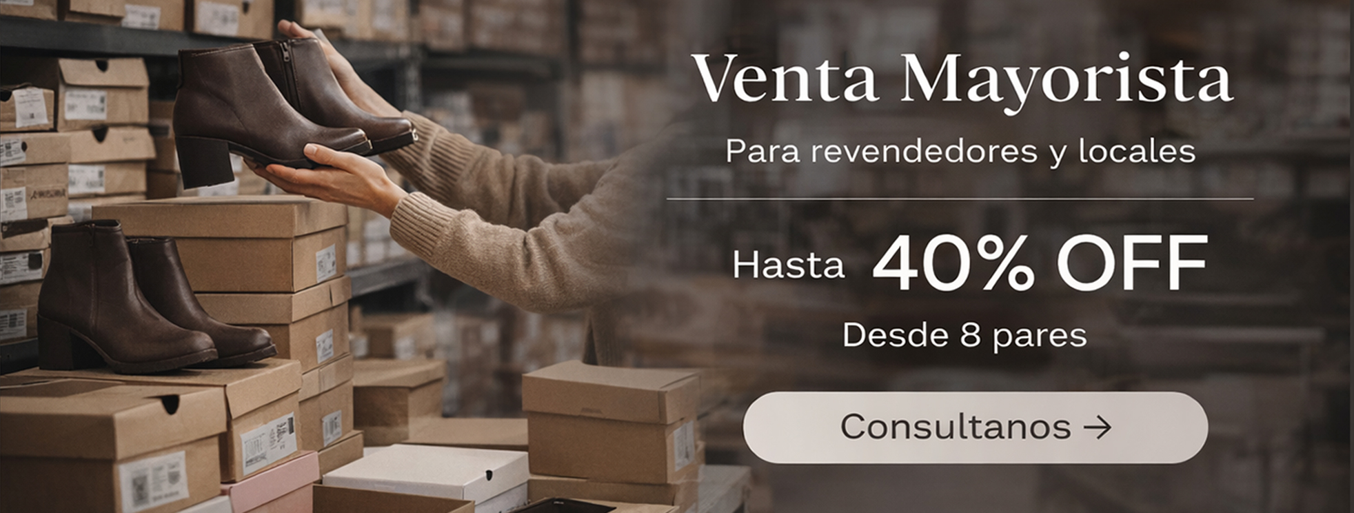 Venta calzados mayorista